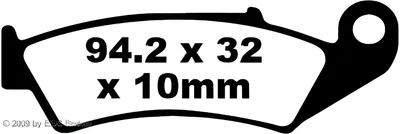 Produktbild von Bremsbeläge EBC Typ FA143 Standard