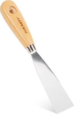 Produktbild von Farbspachtel / Kittmesser - 40 mm | Edelstahl, Holzgriff [10271A]