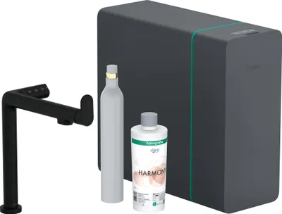 Produktbild von Hansgrohe Aqittura M91 SodaSystem 240, 1jet Mattschwarz