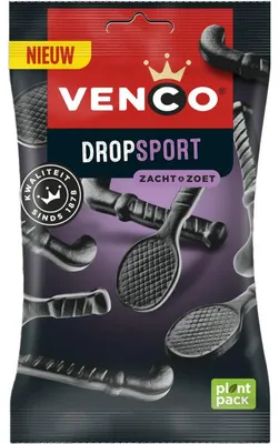 Produktbild von Venco Dropsport Lakritz Drops 180g – Süßes, salziges und würziges Lakritz