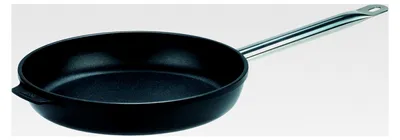 Produktbild von Bratpfanne GastroTraditionell mit Edelstahlgriff - 40 cm, Schwarz