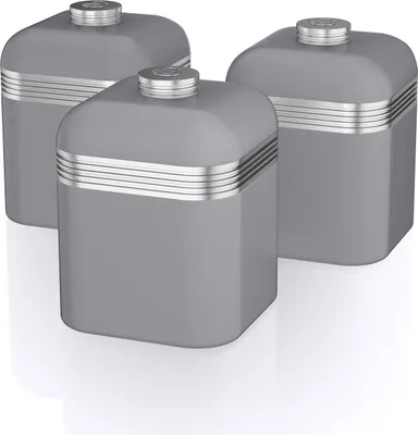 Produktbild von Swan 3Er-Set Retro-Behälter Swka1020Grn