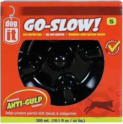 Produktbild von DOGIT Go-Slow Anti-Schling-Napf Schwarz 300 ml