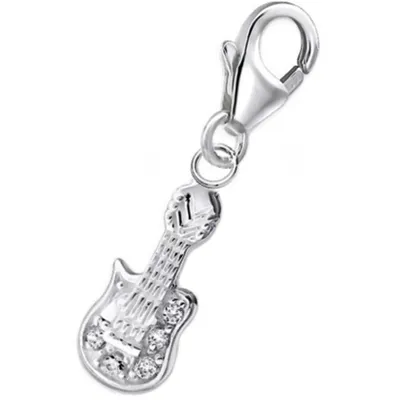 Charm Anhänger im Fender Gitarre Design I Echtschmuck für Musiker