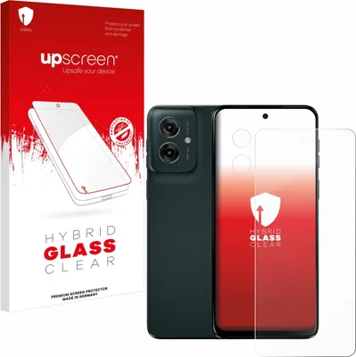 Produktbild von upscreen Schutzglas für Motorola Moto G55 (Display+Kamera) Schutzfolie Panzer Folie Glas Display Schutz klar