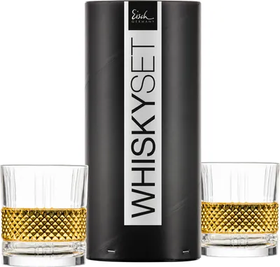 Produktbild von Eisch Whisky Set 544/18 gold in Geschenkröhre GLEN 78854418/ 180365