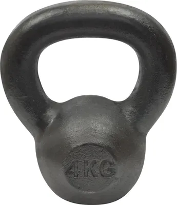 Produktbild von LIFEFIT Stahl-Kettlebells, schwarz, 4 kg