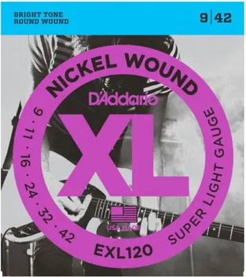Produktbild von DAddario EXL120 Saiten für E-Gitarre Super Light 009-042