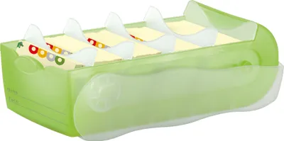 Produktbild von HAN Karteikasten CROCO 997-603 DIN A7 PP grün transluzent