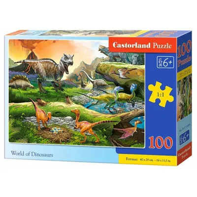 Obrázok produktu pre CASTORLAND Puzzle 100el. Svet dinosaurov