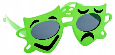 Produktbild von Tamipol Śmieszki Grüne Lustige Brille - 1 Stück
