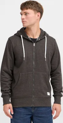 Produktbild von !Solid SDChali Herren Sweatjacke Zipper Sweater mit Kapuze Kordelzug Kängurutasche Rippbündchen Label-Details Regular fit