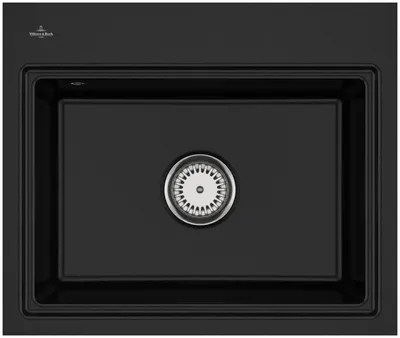 Produktbild von Villeroy & Boch Keramikspüle 33661FJ0, Subway Style 60 S Flat Flächenbündige Spüle - inkl.