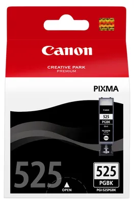 The image shows the packaging of a Canon Pixma ink cartridge.