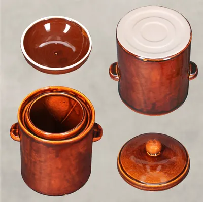 Obrázek produktu pro KOTARBAU® Zahradní květináč Stone Pot Insert Pot s hermetickým víkem a vodním kanálem 5L