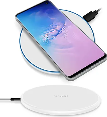 Produktbild von QI Wireless 15W Ladestation für Samsung Galaxy S10 Plus Kabellos Ladegerät