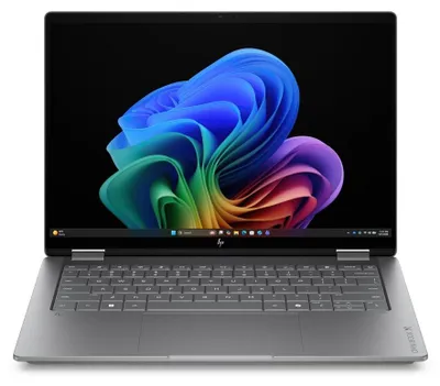 Produktbild von HP OmniBook X Flip 2-in-1 Laptop Next Gen AI 14-kb0151ng, Intel Core Ultra 5, 35,6 cm (14"), 1920 x 1200 Pixel, 16 GB, 512 GB, Windows 11 Home