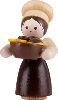 Produktbild von Thiel-Figur Bäckermädchen - natur (4,6cm) von Romy Thiel
