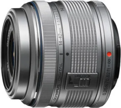 Produktbild von Olympus M.ZUIKO DIGITAL 14-42mm 1:3.5-5.6 II R, Standard, SLR, 8/7, 14 - 42 mm, Micro Four Thirds, 28 - 84 mm