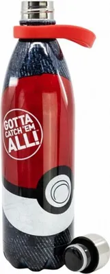Immagine prodotto di Borraccia termica | 1000 ml | Pokémon | Borraccia in acciaio inossidabile per bambini