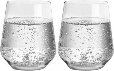 Produktbild von Famanu Wassergläser Set 2 Stück 390 ml - Unzerbrechliches Trinkglas für Camping und Picknick