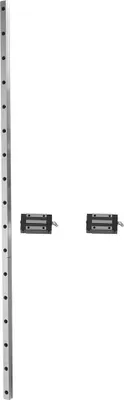 Obrázek produktu pro 1ks HGR20-1000mm Lineární kolejnice Vodicí kolejnice Pohyb 20mm šířka a 2ks vozík Posuvný blok