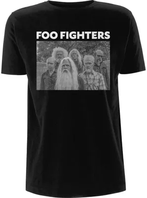 Obrázek produktu pro Foo Fighters Old Band Photo Black L Tričko