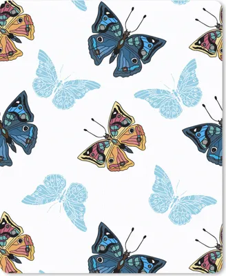 Produktbild von MuchoWow® Mauspad Mousepad Schmetterling - Insekten - Muster - Sommer 19x23 cm - Mousepads - Maus Mat - Pad - Mausunterlage - Mauspads - Spielen
