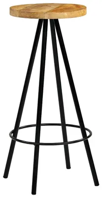 Produktbild von vidaXL Barhocker 4 Stk. Massivholz Mango
