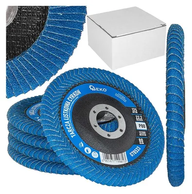 Immagine prodotto di Disco lamellare in zirconio, per smerigliatrice angolare, 125 mm P80