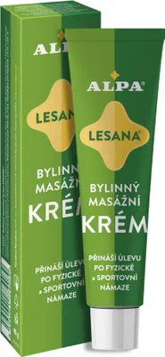 Produktbild von ALPA Massagecreme mit Sibirische Tanne Lesana 40 g – für belebende Körpermassagen und Erleichterung von Ermüdung und Kopfschmerzen