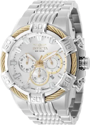 Obrázok produktu pre Invicta Bolt 49901 Pánske hodinky - Quartz strojček - Nehrdzavejúca oceľ so strieborným ciferníkom - 51 mm