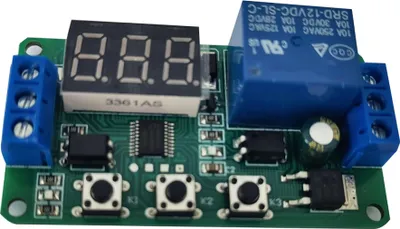 Zdjęcie produktu dla 12 V wyświetlacz LED automatyzacji cyfrowy zegar sterujący opóźnieniem moduł przekaźnika