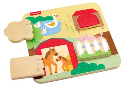 Imagen del producto de Fisher-Price JCY33, para bebés de 12 meses, madera, multicolor