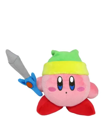 Produktbild von Kirby Plüschfigur Kirby mit Schwert 12 cm