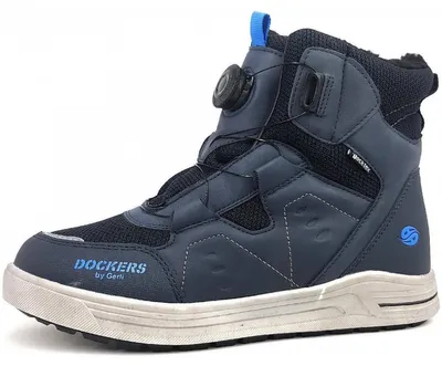 Produktbild von Dockers by Gerli  Kinderschuhe Jungen Stiefel Blau Freizeit, Schuhgröße:34 EU