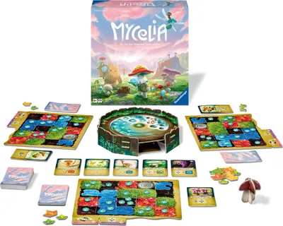 Produktbild von Ravensburger Mycelia Brettspiel Strategisches Gameplay für 2-4 Spieler