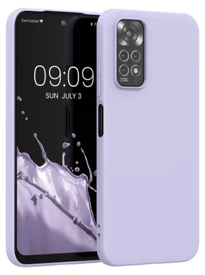 Produktbild von kwmobile Handyhülle für Xiaomi Redmi Note 11 / Note 11S Hülle - TPU Case - Kabelloses Laden - Schutzhülle Cover in Lavendel