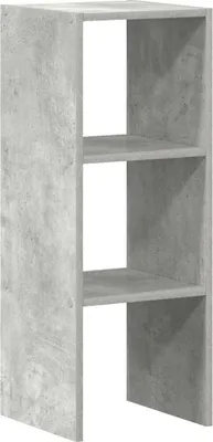 Zdjęcie produktu dla vidaXL Półka na książki betonowa szara 30x30x80 cm materiał drewnopochodny