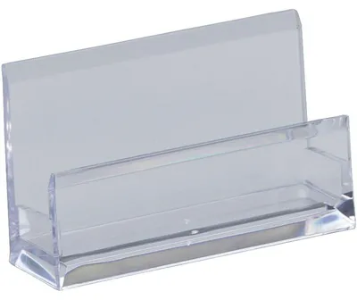 Zdjęcie produktu dla Akrylowe etui na wizytówki Alco 103x60x30mm krystalicznie przezroczyste 1 szt