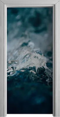 Produktbild von Tür Selbstklebende 90x210 cm Türfolie Türtapete Klebefolie - Wasser rippel