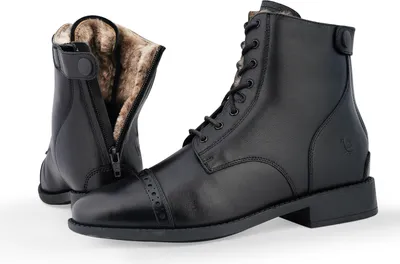 Produktbild von Bronco PREMIUM - JUSTIFY WINTER Stiefeletten, Reitstiefeletten, Farbe:Schwarz, Größe:40