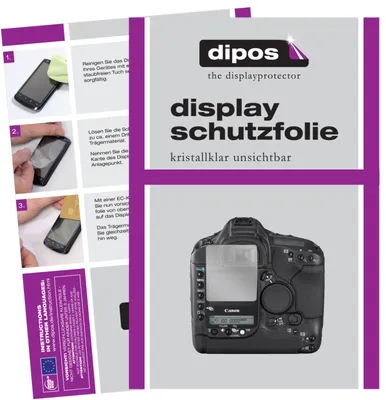 Zdjęcie produktu dla 6x Folia ochronna do Canon Eos 1DS Mark II przezroczysta folia ochronna na ekran dipos