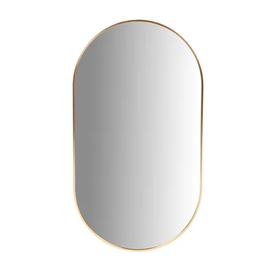 Produktbild von HOMLA Hängespiegel ELORA oval gold B = 50 cm H = 90 cm