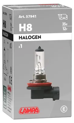 Zdjęcie produktu dla Żarówka Lampa 12V Halogen H8 35W PGJ19-1 z homologacją, 1 szt