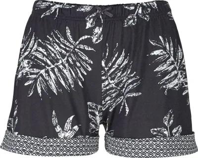 Produktbild von LASCANA Shorty 2 -teilig schwarz-gemustert Größe 48/50