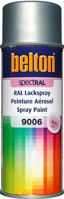 Produktbild von belton spectRAL Lackspray RAL 9006 weißaluminium, glänzend, 400 ml - Profi-Quali