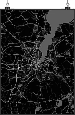 Produktbild von Mr. & Mrs. Panda Bild Kiel DIN A3 - Geschenk, Wandbild, drucke, Stadt Dorf Karte Landkarte Map Stadtplan, wanddeko, Designposter, Kunstdruck