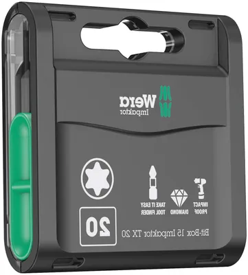 Productafbeelding van Bit Assortiment - Bitset - Schroeven Draaien - Impactor Technologie - 15 Delig - Zwart