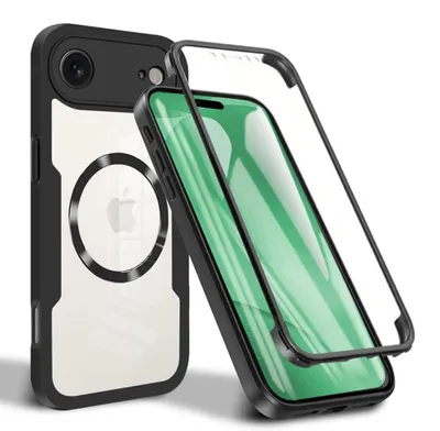 Produktbild von Techsuit - ColorVerse 360 MagSafe Hülle + Displayschutz für iPhone 17 Air - schwarz